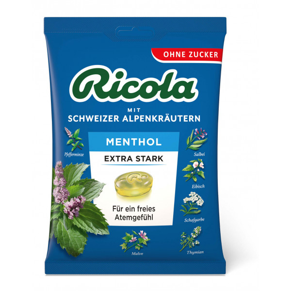 Abbildung für RICOLA o.Z.Beutel Menthol extra stark Bonbons